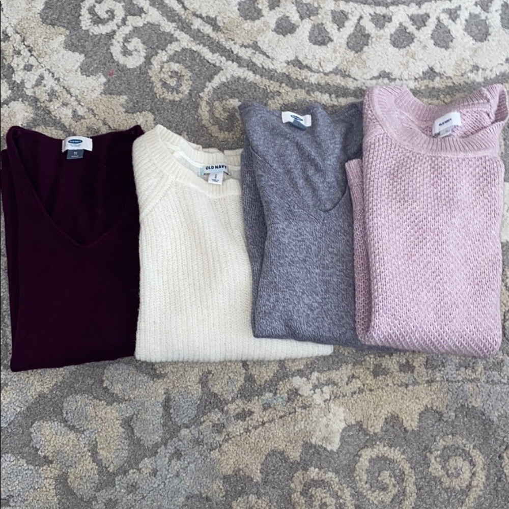 4 sweaters